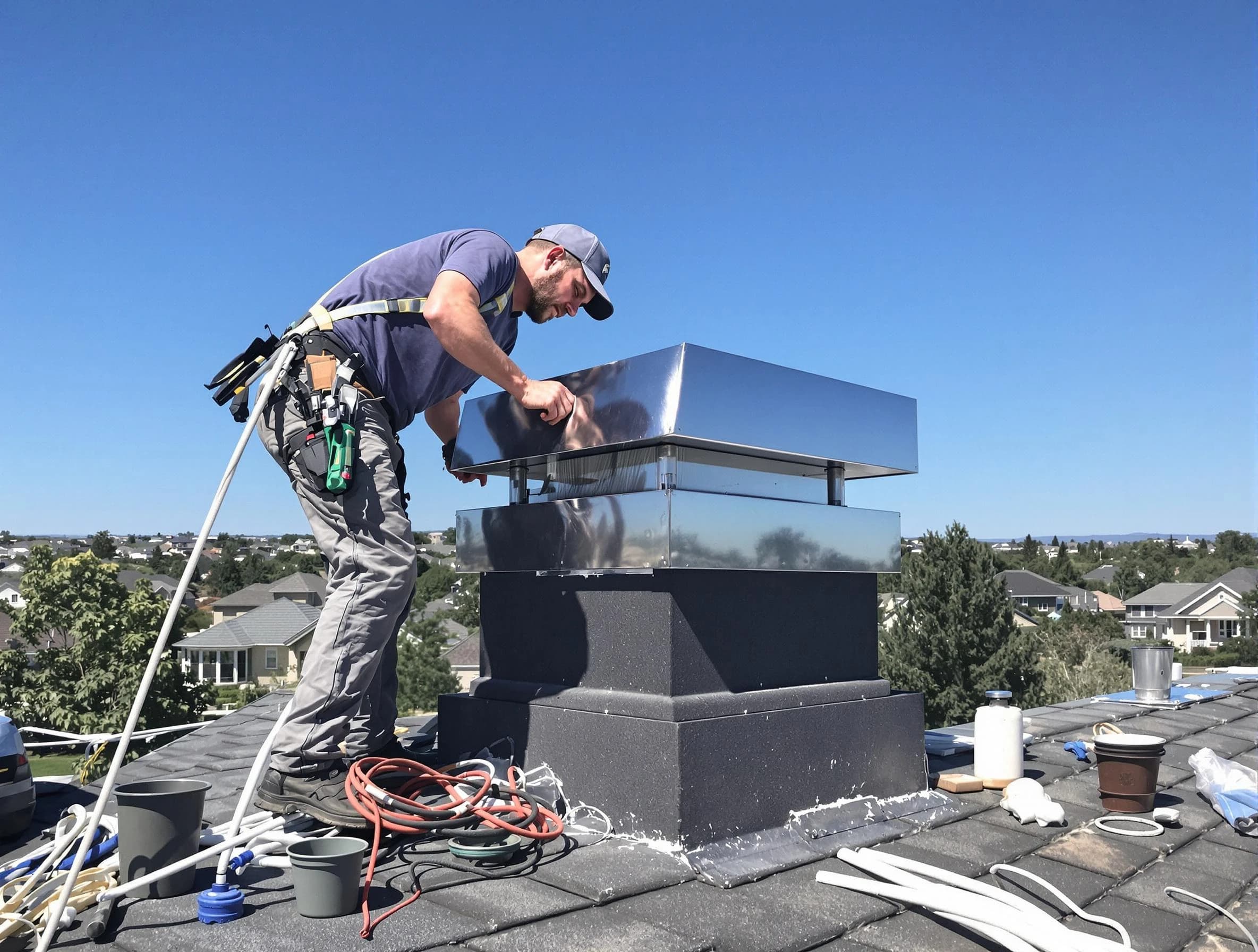 Chimney Cap Services service in Meadow Lake, NM